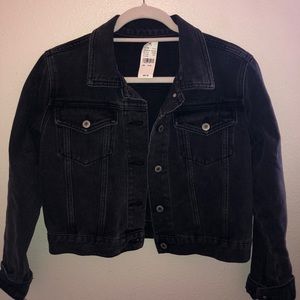 NEW Brandy Melville black denim jacket
